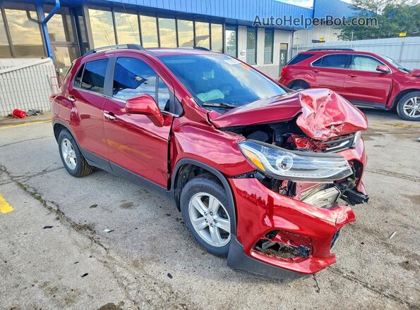 3GNCJLSB3JL160041 2018 CHEVROLET TRAX Maroon Առջևի աջ
