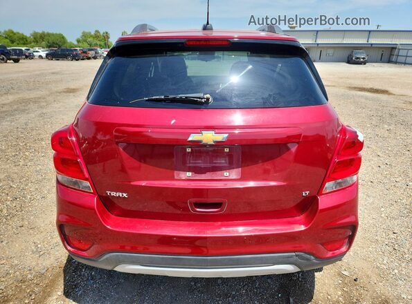 3GNCJLSB3JL185814 2018 CHEVROLET TRAX Burgundy Rear view