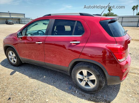 3GNCJLSB3JL185814 2018 CHEVROLET TRAX Burgundy Rear left