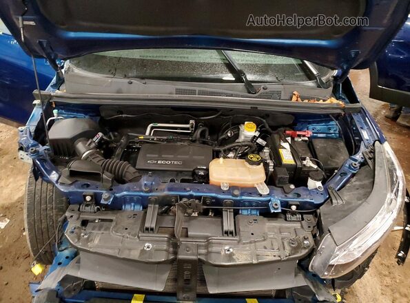 3GNCJLSB3KL176810 2019 CHEVROLET TRAX Blue Вид підкапотного простору