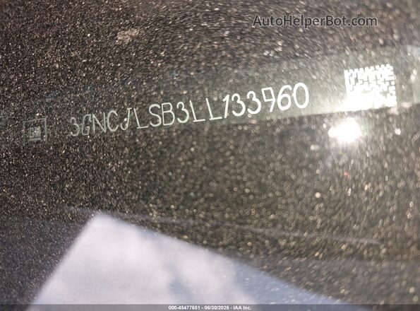 3GNCJLSB3LL133960 2020 CHEVROLET TRAX Blue Engine compartment view