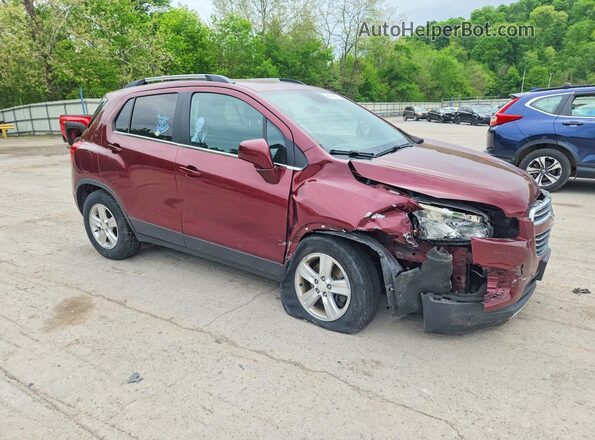 3GNCJLSB4GL223317 2016 CHEVROLET TRAX Maroon 
