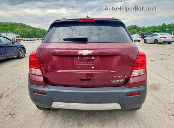 3GNCJLSB4GL223317 2016 CHEVROLET TRAX Maroon 