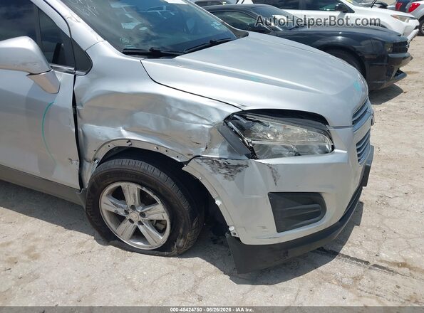 3GNCJLSB4GL254972 2016 CHEVROLET TRAX Silver Вид спереду