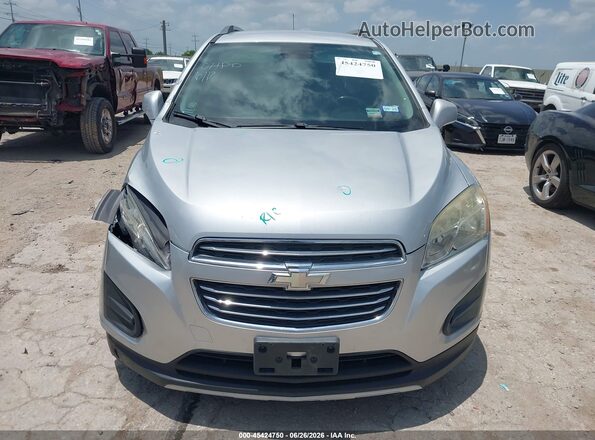 3GNCJLSB4GL254972 2016 CHEVROLET TRAX Silver Вид щитка приладів