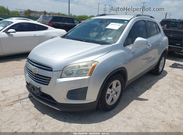3GNCJLSB4GL254972 2016 CHEVROLET TRAX Silver Передня ліва чверть
