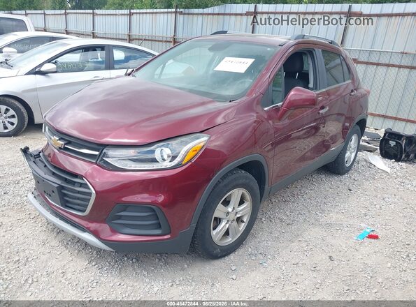 3GNCJLSB4HL149673 2017 CHEVROLET TRAX Maroon Przód lewy