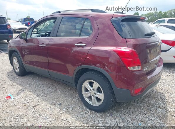 3GNCJLSB4HL149673 2017 CHEVROLET TRAX Maroon Tył lewy