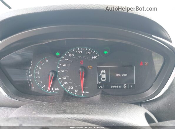 3GNCJLSB4HL149673 2017 CHEVROLET TRAX Maroon Widok tylnych siedzeń