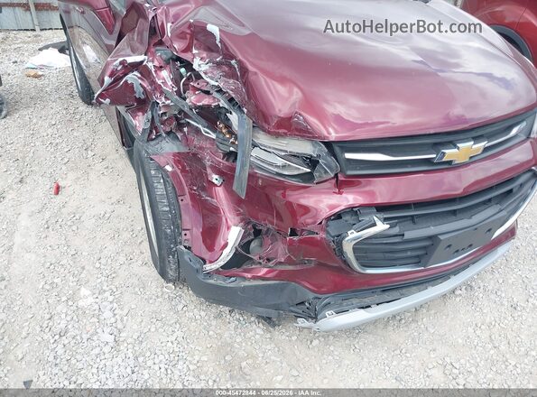 3GNCJLSB4HL149673 2017 CHEVROLET TRAX Maroon Widok z przodu