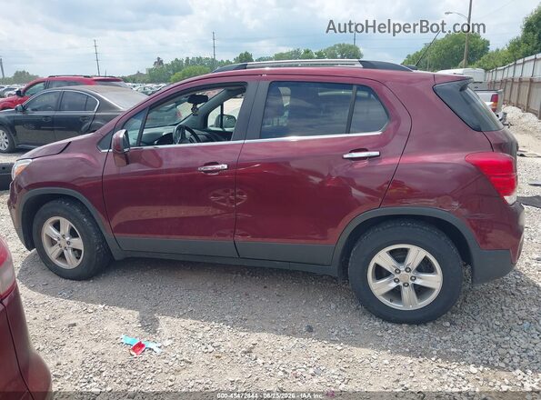 3GNCJLSB4HL149673 2017 CHEVROLET TRAX Maroon Widok wnętrza 360 stopni