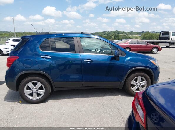 3GNCJLSB5KL350795 2019 CHEVROLET TRAX Blue Widok wnętrza z tyłu