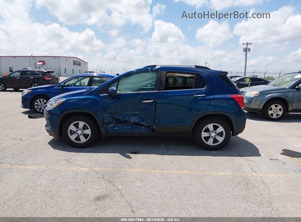 3GNCJLSB5KL350795 2019 CHEVROLET TRAX Blue Widok wnętrza 360 stopni