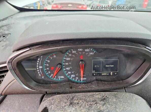 3GNCJLSB6JL247447 2018 CHEVROLET TRAX White Instrument cluster view