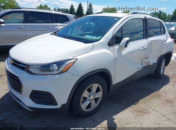 3GNCJLSB6KL348487 2019 CHEVROLET TRAX White Առջևի ձախ երեք քառորդ տեսարան