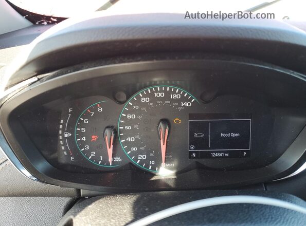 3GNCJLSB7KL315532 2019 CHEVROLET TRAX Red Սարքավորումների վահանակի տեսք