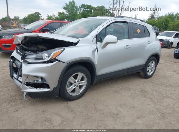 3GNCJLSB7KL343086 2019 CHEVROLET TRAX Silver Front left