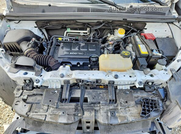 3GNCJLSB7LL137476 2020 CHEVROLET TRAX White ძრავის განყოფილების ხედი