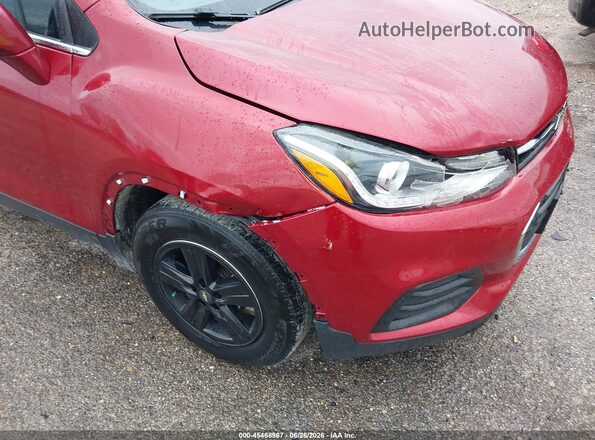 3GNCJLSB8KL191111 2019 CHEVROLET TRAX Burgundy Front view