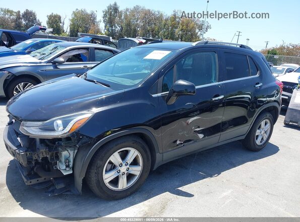 3GNCJLSB8KL356798 2019 CHEVROLET TRAX Black Առջևի ձախ երեք քառորդ տեսարան