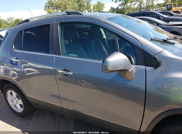 3GNCJLSB9LL291283 2020 CHEVROLET TRAX Gray უკანა სალონის ხედი