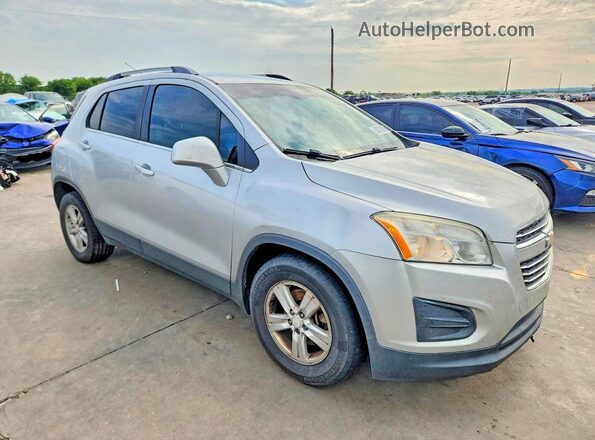 3GNCJLSBXGL253633 2016 CHEVROLET TRAX Silver 