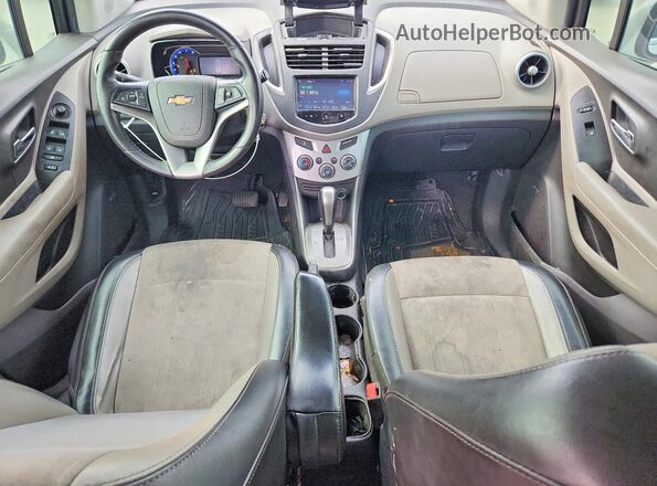 3GNCJLSBXGL253633 2016 CHEVROLET TRAX Silver 