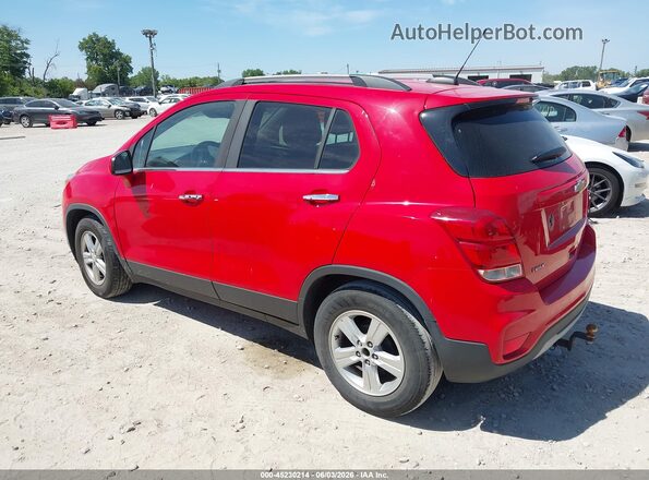 3GNCJLSBXJL191366 2018 CHEVROLET TRAX Red Հետևի ձախ