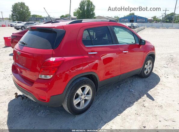 3GNCJLSBXJL191366 2018 CHEVROLET TRAX Red Հետևի աջ