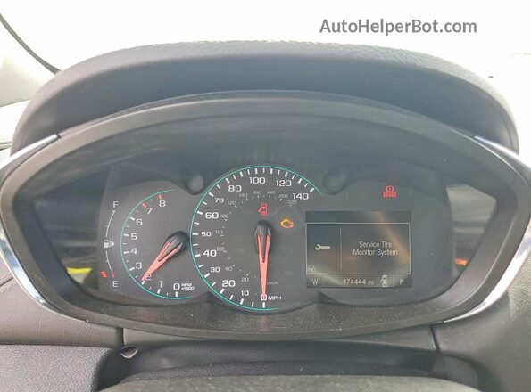 3GNCJLSBXJL371706 2018 CHEVROLET TRAX Tan Vista del cuadro de instrumentos