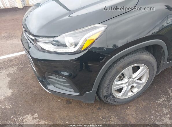 3GNCJLSBXKL161835 2019 CHEVROLET TRAX Black Front view