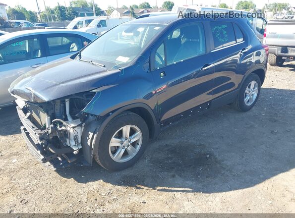 3GNCJLSBXKL314259 2019 CHEVROLET TRAX Dark Blue Передня ліва чверть