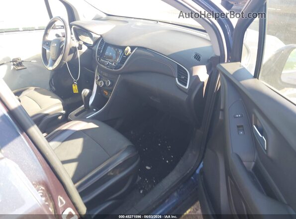 3GNCJLSBXKL314259 2019 CHEVROLET TRAX Dark Blue Вид салону спереду