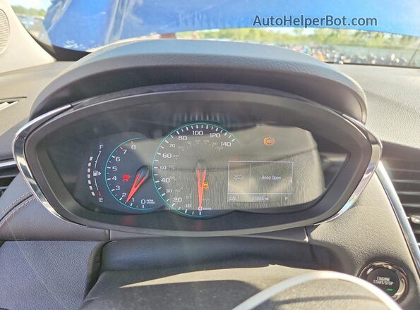 3GNCJMSB1LL225073 2020 CHEVROLET TRAX Blue Instrument cluster view