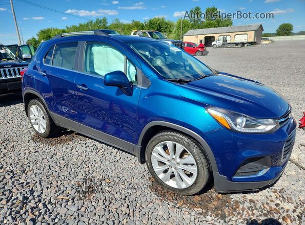 3GNCJMSB1LL225073 2020 CHEVROLET TRAX Blue Front right