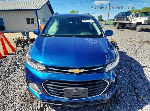 3GNCJMSB1LL225073 2020 CHEVROLET TRAX Blue Front view