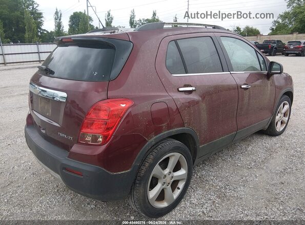 3GNCJMSB3GL164685 2016 CHEVROLET TRAX Maroon Հետևի աջ