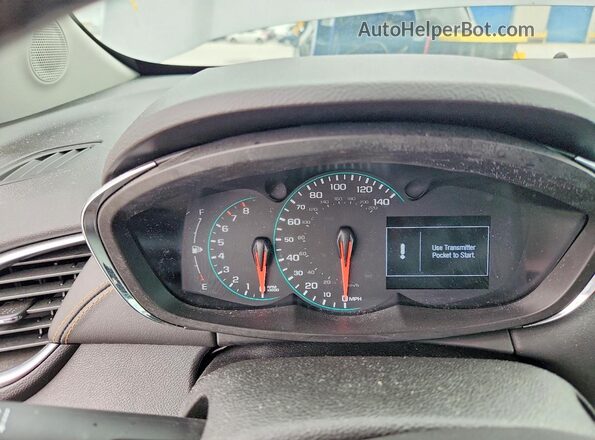 3GNCJMSB7LL305445 2020 CHEVROLET TRAX Gray ხელსაწყოთა პანელის ხედი
