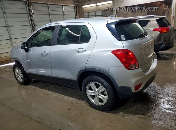 3GNCJNSB2JL361683 2018 CHEVROLET TRAX Silver Հետևի ձախ