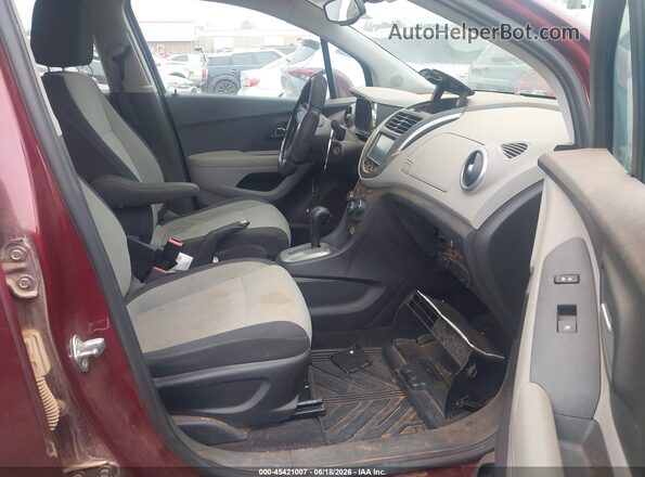 3GNCJNSBXGL256897 2016 CHEVROLET TRAX Red 