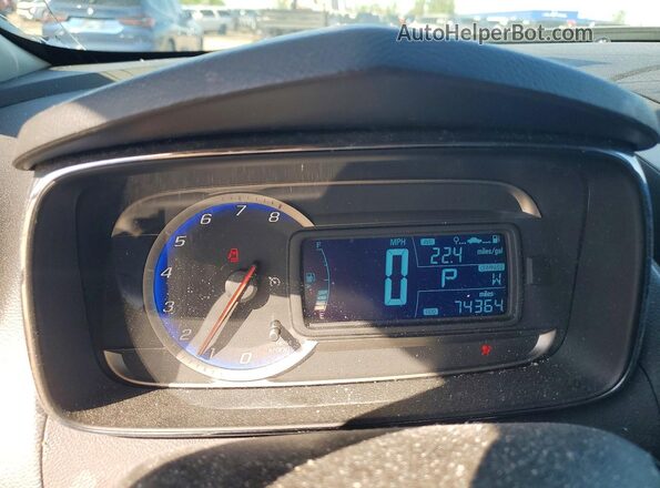 3GNCJPSB1GL265595 2016 CHEVROLET TRAX Silver Вид щитка приладів