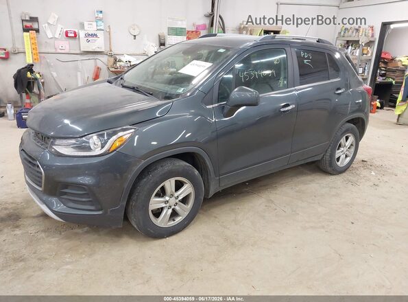 3GNCJPSB2JL288505 2018 CHEVROLET TRAX Gray წინა მარცხენა ხედი სამი მეოთხედიდან