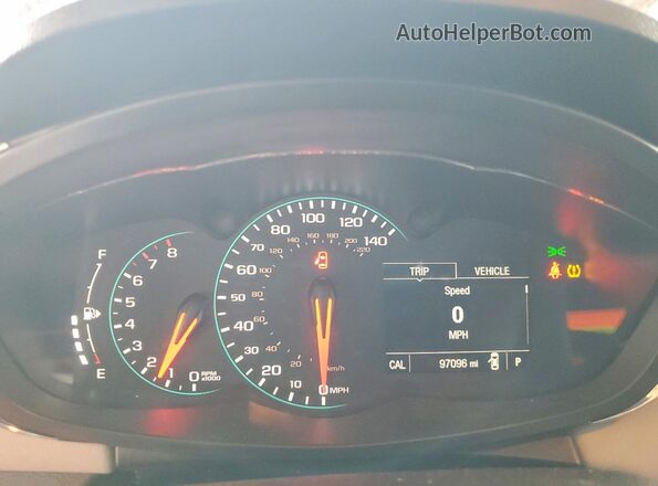 3GNCJPSB4HL222600 2017 CHEVROLET TRAX Red Vista del cuadro de instrumentos