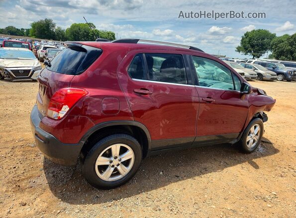 3GNCJPSB6GL189467 2016 CHEVROLET TRAX Burgundy Trasero derecho