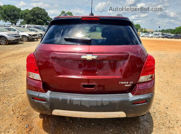 3GNCJPSB6GL189467 2016 CHEVROLET TRAX Burgundy Vista trasera