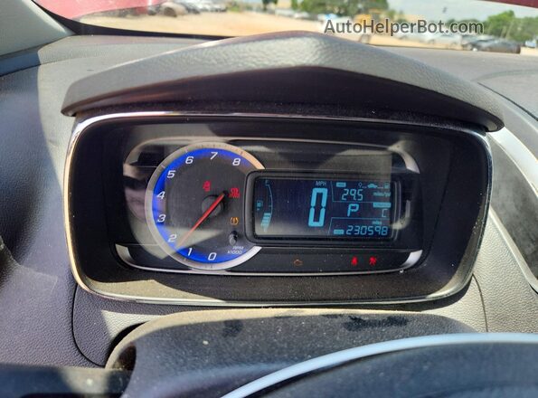 3GNCJPSB6GL189467 2016 CHEVROLET TRAX Burgundy Vista del cuadro de instrumentos