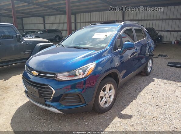 3GNCJPSB6KL192698 2019 CHEVROLET TRAX Blue Առջևի ձախ երեք քառորդ տեսարան