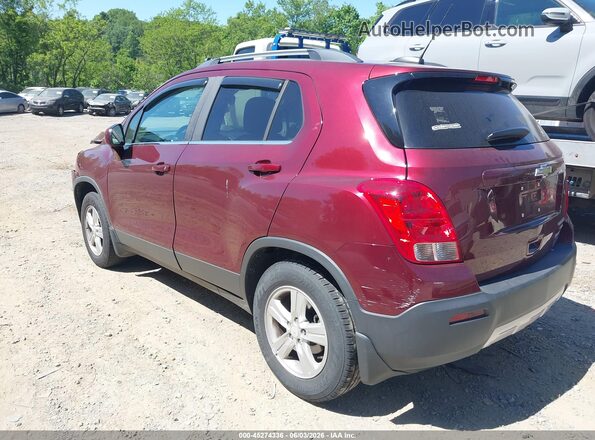 3GNCJPSB7GL262507 2016 CHEVROLET TRAX Burgundy Rear left