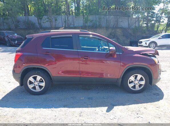 3GNCJPSB7GL262507 2016 CHEVROLET TRAX Burgundy 360 interior view