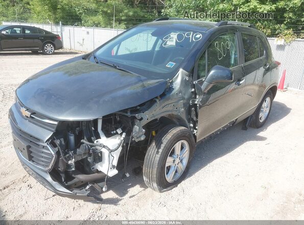 3GNCJPSB7LL173014 2020 CHEVROLET TRAX Gray Передня ліва чверть